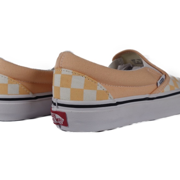 VANS Classic Slip-On Checkerboard (Apricot) Mens - Picture 4 of 7